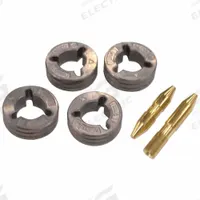 MILLER ELECTRIC Drive Roll & Inlet/Intermediate Guide Kit: 4-Roll, 3/64 in, V-Groove (MPN 227061). Key specifications — For Welder Series: Millermatic 350P; For Wire Feeder Series: 20 Series; For Wire Type: Solid; Brand: MILLER ELECTRIC; Manufacturer Part Number: 227061.