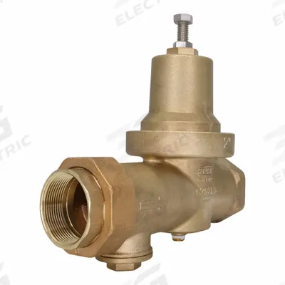 ZURN Pressure Reducing Valve: NPT x NPT, 2 in Pipe Size, Bronze, 60 psi to 125 psi - Standard Capacity Water Pressure Regulators