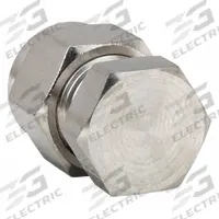 PARKER Compression Fitting Cap: 1/2 in OD Fitting Size, Compression, Stainless Steel (MPN 8BLEN8-316). Key specifications — Series: A-LOK(R); Compatible Fitting Brands: Parker; Brand: PARKER.