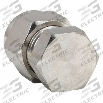 PARKER Compression Fitting Cap: 1/2 in OD Fitting Size, Compression - Double-Ferrule Stainless Steel Fittings