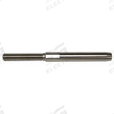 LOCOLOC Wire Rope Stud: 3/16 in Compatible Rope Dia, Right Hand, 1 29/64 in Thread Lg - Right-Hand Thread Stud