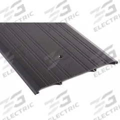 NATIONAL GUARD Door Threshold: Saddle, Aluminum, 4 ft Lg (MPN 429EDKB-48). Key specifications — Brand: NATIONAL GUARD; Transition Type: Fluted.