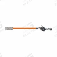 READYCABLE Servo Hybrid Cable: Basic Cable, 30 ft Lg, For Beckhoff, Similar To ZK4500-8023-xxxx, PUR (MPN MAT9850309-30). Key specifications — Cable Jacket Color: Orange; Conductor Configuration: (4xAWG16 (1.5))+(2xAWG18 (0.75))+(1PRxAWG22 (0.34)); Brand: READYCABLE; Cable Jacket Material: PUR.