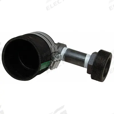 APPROVED VENDOR Desiccant Vent Dryer Adapter: Black, 2 in Male NPS/3/4 in Male NPS - Drum Desiccants & Adapters
