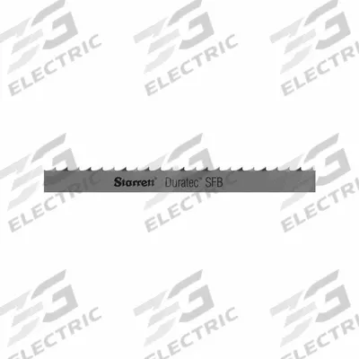 STARRETT Band Saw Blade: Carbon Steel, Duratec(TM) SFB, Non-Ferrous Metal/Wood, 15 ft 7 in - Low-Alloy Steel- & Nonferrous Metal-Cutting Blades