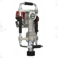 RHINO TOOL Gas-Powered Post Driver: 1/2 in Min Drive Rod or Stake Dia, 1 in Min Drive Round Post Dia (MPN 301002). Key specifications — Engine Cycle: 4-Cycle; Engine Brand: Honda; Brand: RHINO TOOL; Drives T-Posts: Yes.