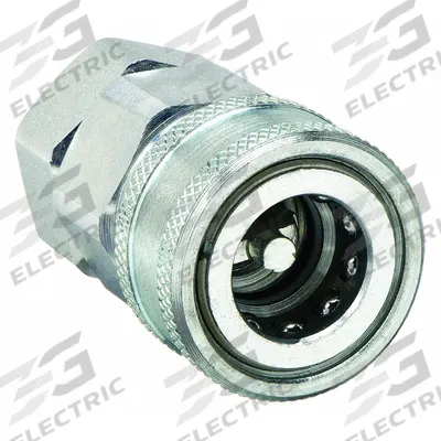 SNAP-TITE Hydraulic Quick Connect Hose Coupling: 3/8 in, Steel, 18.93 lpm Max. Flow Rate - H Series Hydraulic Quick-Connect Coupling Bodies