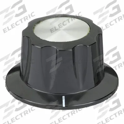 DAVIES Hand Knob: Skirted, Thermoset, 1.13 in Dia - Skirted Control Knobs
