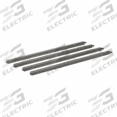 HON Rail: Gray, 3/4 in Overall Ht, 1 in Overall Dp, 15 1/4 in Overall Wd, Steel (MPN H919491). Key specifications — attr988694: Steel; attr988716: Rail; attr988652: HON; attr988656: Gray.