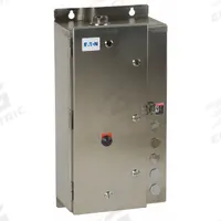 EATON NEMA Magnetic Motor Starter: Non-Reversing, 3 Poles, NEMA Size 1, 27 A, 208V AC Coil (MPN ECN0514EAA-R63/D). Key specifications — attr211388: EATON; attr951451: 1NO/1NC; attr951453: 208V AC; attr951489: Three; attr984425: 1NO/1NC; attr984429: Pilot Light; attr997361: None (Not Applicable to Electronic Overloads).