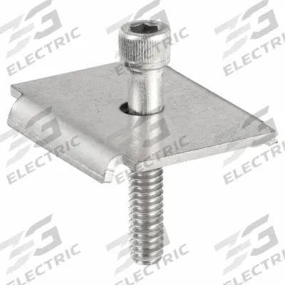 FIBERGRATE Fiberglass Grating Clip: 316 Stainless Steel, Fits 2 in Bearing Bar Spacing - Raw Materials