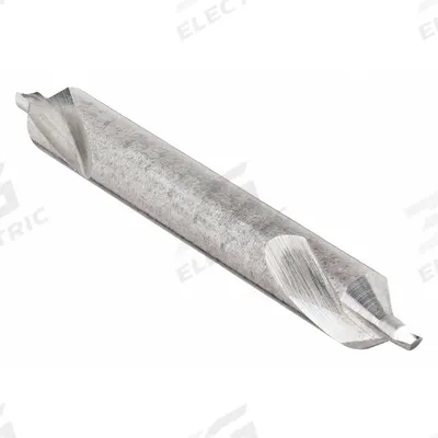 KEO Center Drill: Plain Type, #4, 60°, 2 1/8 in Overall Lg - Plain-Tip Center Drills