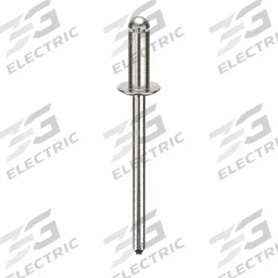 APPROVED VENDOR Blind Rivet,1.713" L,0.156" dia,PK500: Inch, 1 23/32 in Overall Lg, 13/32 in Body Lg - Domed-Head Blind Rivets