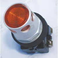 EATON Extended Push Button: Amber, 30 mm Mounting Size, Non-Metallic, Momentary (MPN HT8GDAF3). Key specifications — Brand: EATON; Action: Momentary; Series: HT800; Push Button Material Type: Non-Metallic.