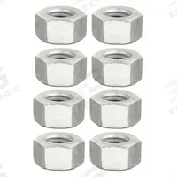 DAYTON Hex Nut Zinc Plated,1/2-13: For 5ULP4, 8 PK (MPN PP60223G)