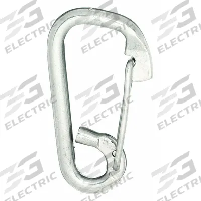 LUCKY LINE PRODUCTS Spring Snap: 1 Snaps, 440 lb Working Load Limit, Wire Gate - Load Rated Spring Snaps