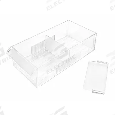 WESTWARD Divider: 3 3/8 in Overall Wd, 3/8 in Overall Dp, 1 5/16 in Overall Ht, Polystyrene - Dividers for Plastic Small Parts Drawer Cabinets