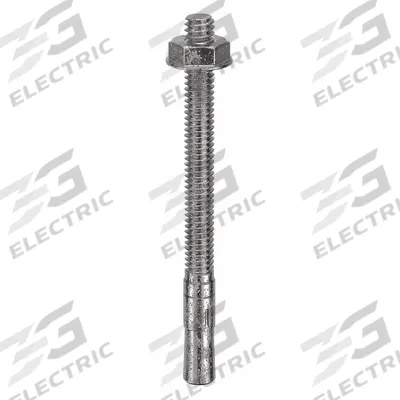 RED HEAD Wedge Anchor: 3 1/4 in Overall Lg, 1/4 in Dia, 1/4"-20 Thread Size, Stainless Steel - 18-8 Stainless Steel Wedge Anchors