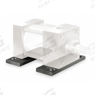 SPEEDAIRE Anodized Aluminum Side Lug Mounting Kit: Lug, Fits 2 in Bore Dia, Aluminum - Side Lug Mounting Hardware