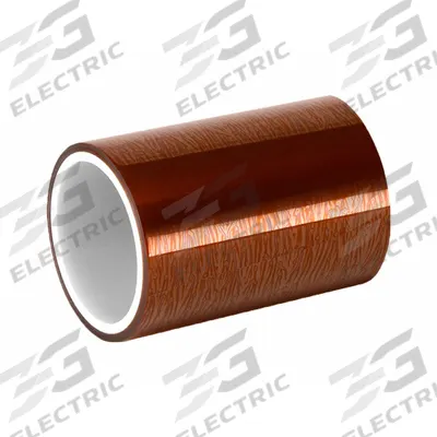 3M Electrical Tape: 4 in Wd, 36 yd Lg, 3 mil Thick, Polyimide Film, Acrylic - High-Temperature Electrical Tape