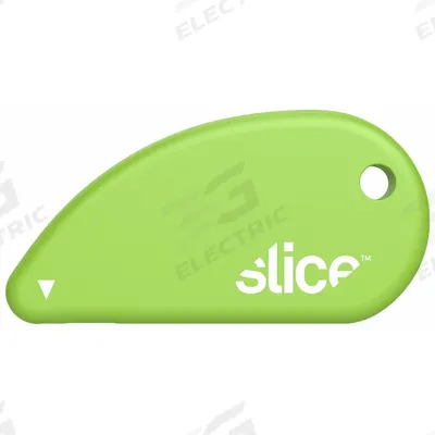 SLICE Safety Cutter: 2 1/2 in Overall Lg, Ceramic, Plastic, 1 Blades Included - Fixed-Blade Utility Knives