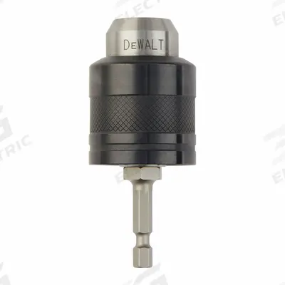 DEWALT Drill Chuck: 1/8 in to 3/8 in Capacity (MPN DW0521) - Hex Shank-Mount Keyless Drill Chucks