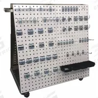 TRITON PRODUCTS A-Frame Pegboard Truck Kit: Square, 3/8 in Peg Holes, 21 in x 37 in x 39 in, White (MPN LBC-18H). Key specifications — Caster Wheel/Configuration: (2) Rigid; (2) Swivel; Color: White; Material: Steel; Brand: TRITON PRODUCTS.
