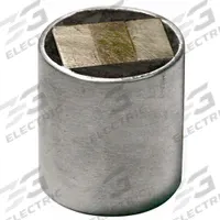 MAG-MATE Rare Earth Magnet: Neodymium, 2 in Outside Dia, 3/8-16" Tap Size, 2.437 in Thick, Encased (MPN NT2000). Key specifications — Color: Silver; Max Pull Force: 172 lbf; Tap Size: 3/8-16".