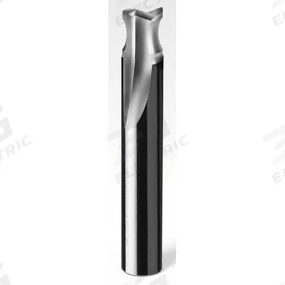 ONSRUD Solid Router Bit: Straight V-Flute, 2 Flute, 3/8" Cut Dia, 1/2" LOC (MPN 66-123) - Straight V-Flute Router Bits for Plastics