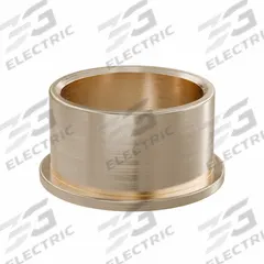 Flanged Sleeve Bearing: Bronze, SAE 841, 3/4 in Bore, 7/8 in OD, 1/2 in Lg, -35°F to 300°F, 10 PK (MPN FF838-01B). Key specifications — System of Measurement: Inch; Material Grade: SAE 841; Flange Type: Flanged; Brand: OILITE.