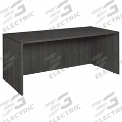 REGENCY Credenza: Melamine, Ash Gray, 0 Pedestals, 0 Drawers, 71 in Overall Wd, 29 in Overall Ht (MPN LDS7124AG). Key specifications — Desktop Material: Melamine; Includes Modesty Panel: Yes; Kit Product Type: Credenza Shell; Desktop Color: Ash Gray; Brand: REGENCY; Frame Color: Ash Gray; Frame Material: Melamine; Product Type: Credenza Shell.