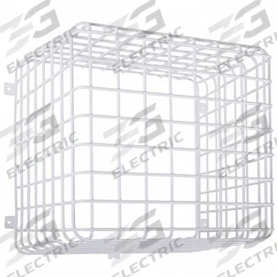 SAFETY TECHNOLOGY INTERNATIONAL Wire Cage: Steel, 12 in Overall Dp, 12 in Overall Lg - Guards for Alarms & Wall Fixtures