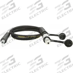 Hydraulic Hose Assembly: 1/4 in ID, C604 x NPTF, 6 ft Lg, Black, 3/8 in x 3/8 in Fitting Size (MPN HC9206B). Key specifications — Hose Color: Black; Hose Tube Material: Rubber; Fitting Type: C604 x NPTF; Manufacturer Part Number: HC9206B; Brand: ENERPAC.