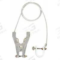 APPROVED VENDOR Bonding and Grounding Wire: C-Clamp/Hand Clamp, 3 ft, PVC, Clear (MPN 20546). Key specifications — Conductor Material: Carbon Steel; Connector Types: C-Clamp; Clamp Opening Span: Hand Clamp 3/4 in; Brand: APPROVED VENDOR; Wire Length: 3 ft; Manufacturer Part Number: 20546.