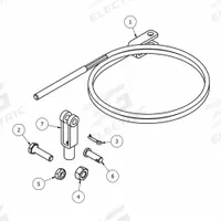 B & P MANUFACTURING Cable Kit, with A8 Style Handle: For 5EWN8, For A8-B1-C8-D5-BTC (MPN 2006-307). Key specifications — For Use With Grainger Item Number: 5EWN8; For Use With Mfr. Model Number: A8-B1-C8-D5-BTC; Fits Brand: B & P Manufacturing; Product Type: Cable Kit, with A8 Style Handle; Brand: B & P MANUFACTURING.