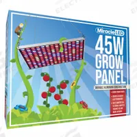 Grow Light Fixture: For Integrated LED Bulb Type, 100 to 240V AC, Blue/Full/Broad/Red (MPN 602192). Key specifications — Plant Growth Application: Seed Starting; Spectrum: Blue; Voltage: 100 to 240V AC; Brand: MIRACLE LED.