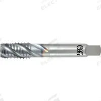 OSG Pipe Tap: 1/2"-14 NPT, 4 Flute, Interrupted Thread, V Coated Cobalt (MPN 1657006008)