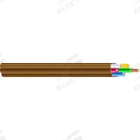 SOUTHWIRE Thermostat Wire: 18 AWG/20 AWG Conductor Size, 8 Conductors, 250 ft Overall Lg, 150 V Volt (MPN 59016502)