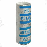 APPROVED VENDOR Open Barrel Splice: 400 kcmil Wire Size, Blue Code, 3.79 in, Copper Barrel, 76 Die (MPN 22EZ42). Key specifications — Die Code: 76; Brand: APPROVED VENDOR; Color Code: Blue.