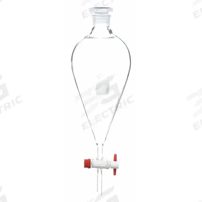 APPROVED VENDOR Separatory Funnel: Borosilicate Glass, 1 L, 27 mm, 12 mm, 102 mm Stem Lg - Separatory Funnels