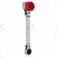 MILWAUKEE Box End Wrench: Steel, Chrome, 1 in_3/4 in_1 1/8 in_9/16 in Head Size, Std, Reversing (MPN 48-22-9216M). Key specifications — attr309490: Chrome; attr309484: Yes; attr309492: No; attr309489: Steel; attr324928: MILWAUKEE.