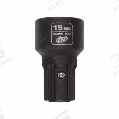 INGERSOLL RAND Impact Socket: Metric, 19 mm Socket Size, 6-Point, Std - Insider & DXS Impact Sockets
