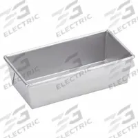 CHICAGO METALLIC Bread Pan: Aluminized Steel, 1 Slots, 9 1/2 in Overall Wd, 9 1/2 in Overall Dp (MPN 49110). Key specifications — Pan Style: Open Top Bread Pan; Brand: CHICAGO METALLIC; Color: Silver; Material: Aluminized Steel; NSF Certified: No; Number of Slots: 1.