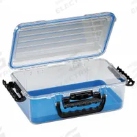 PLANO MOLDING Storage Box: 13 7/8 in x 9 in x 5 1/8 in, Clear, 1 Compartments, 0 Adj Dividers (MPN 1470-00). Key specifications — ESD Conductive: Not Electrostatic Discharge Conductive; Color: Clear; Brand: PLANO MOLDING; Material: Plastic.