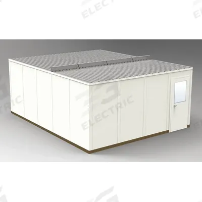 PORTA-FAB Modular In-Plant Office: 20 ft x 16 ft x 8 ft, 4 Walls, Steel-Covered Drywall - 4-Wall Unassembled In-Plant Offices