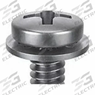 SEMS Screw: Internal Tooth, M2.5x0.45 Thread Size, 5 mm Lg, Stainless Steel - Machine Screws with Internal Tooth Lock Washers