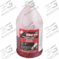 VIBRA-TITE High-Strength Threadlocker: 131, Red, High-Temp Resistant, 33.81 fl oz, Jug, 1 EA (MPN 13100)