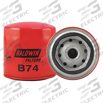BALDWIN FILTERS Oil Filter: B74, LF4016, 3/4"-16 Thread Size, 4 in Overall Ht - Spin-On Oil Filters