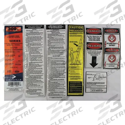 LOUISVILLE Label Kit: For 33J653/36Y334/36Y335/36Y336/36Y337/36Y338/36Y339 - Material Handling Parts