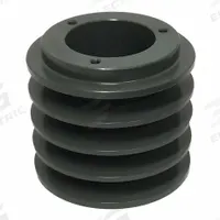 APPROVED VENDOR V-Belt Sheave: 4B124SK, 4 Groove, 12.75 in OD, Bushed Bore, SK, Quick Detachable. Key specifications — Pulley Industry Number: 4B124SK.